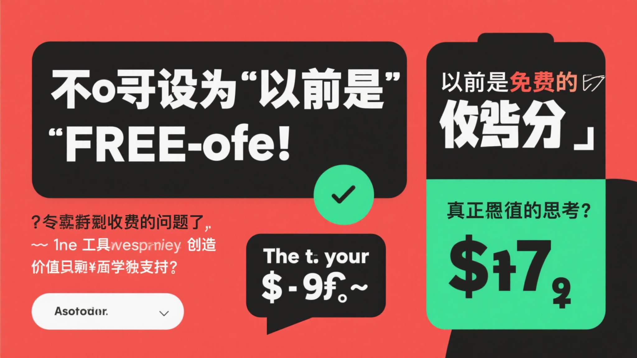 锦鲤大丰收 不要因为"以前是免费的"就觉得收费是欺骗。真正值得思考的问题是——这个工具为你创